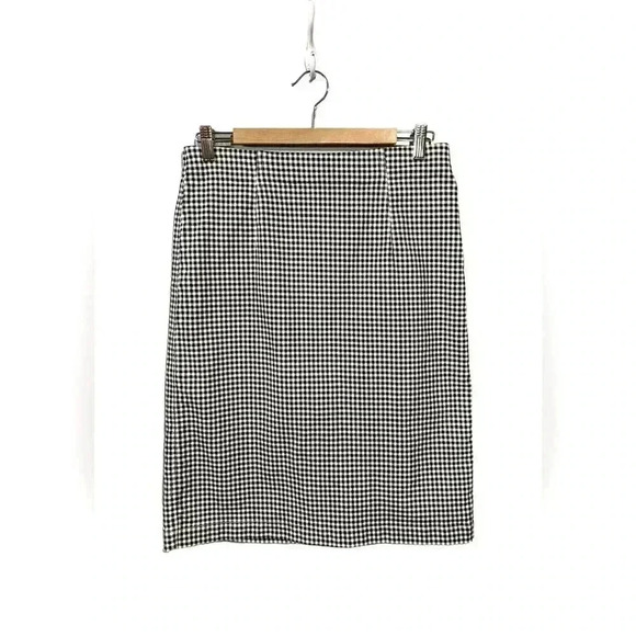 NWOT, Tristan, Black & White Gingham Pencil Skirt, Size 8 - Picture 2 of 7